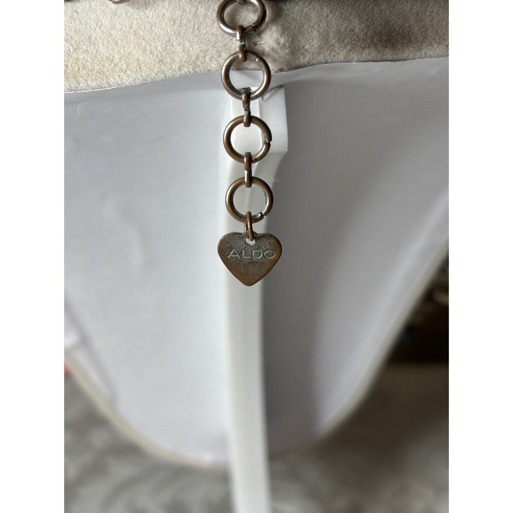 Aldo Multi Color Beaded Statement Bib Necklace Bronze Gold Tone Bold Maximalist - Picture 4 of 7
